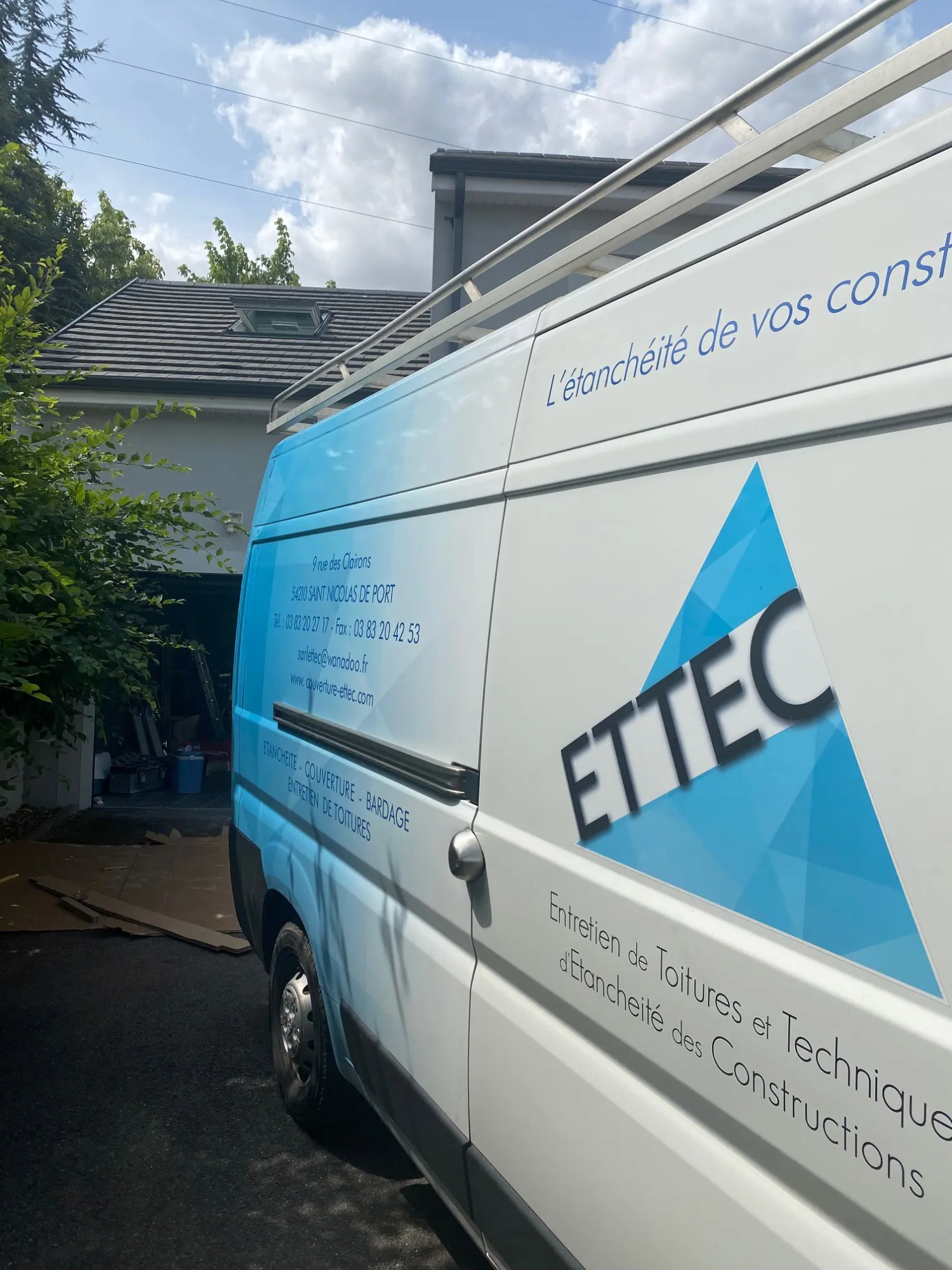 camion entreprise couverture ettec